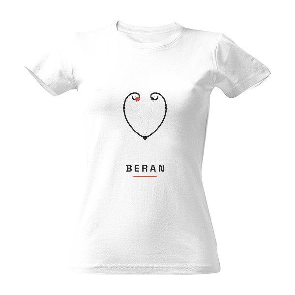 T-shirt Beran – Aries Zodiac Sign in Czech (women's)