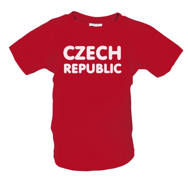 Tričko s potlačou Česká republika - dětské tričko