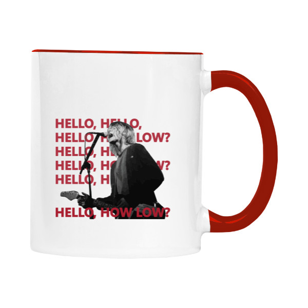 Cup colourful Kurt Cobain - Smells like teen spirit
