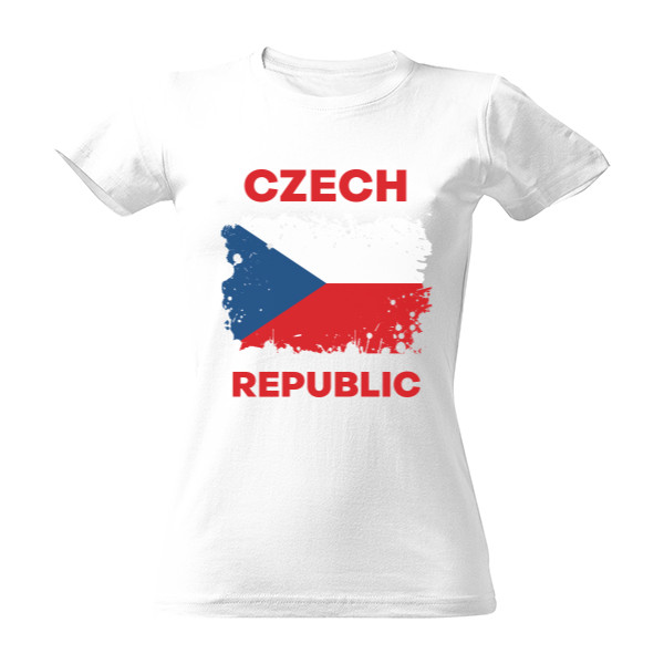 Tričko s potlačou MS v hokeji - Česká republika - dámské