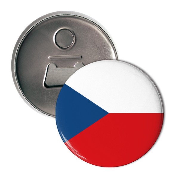 Otvárač s potlačou Otvírák - česká vlajka