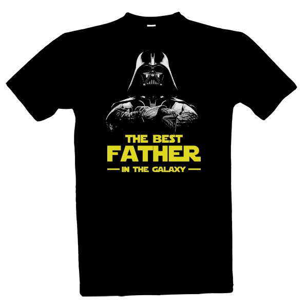 Tričko s potlačou The best father in the galaxy