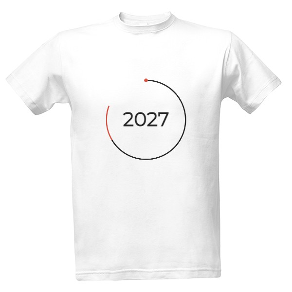 T-shirt Your Own Year - Circle (men)